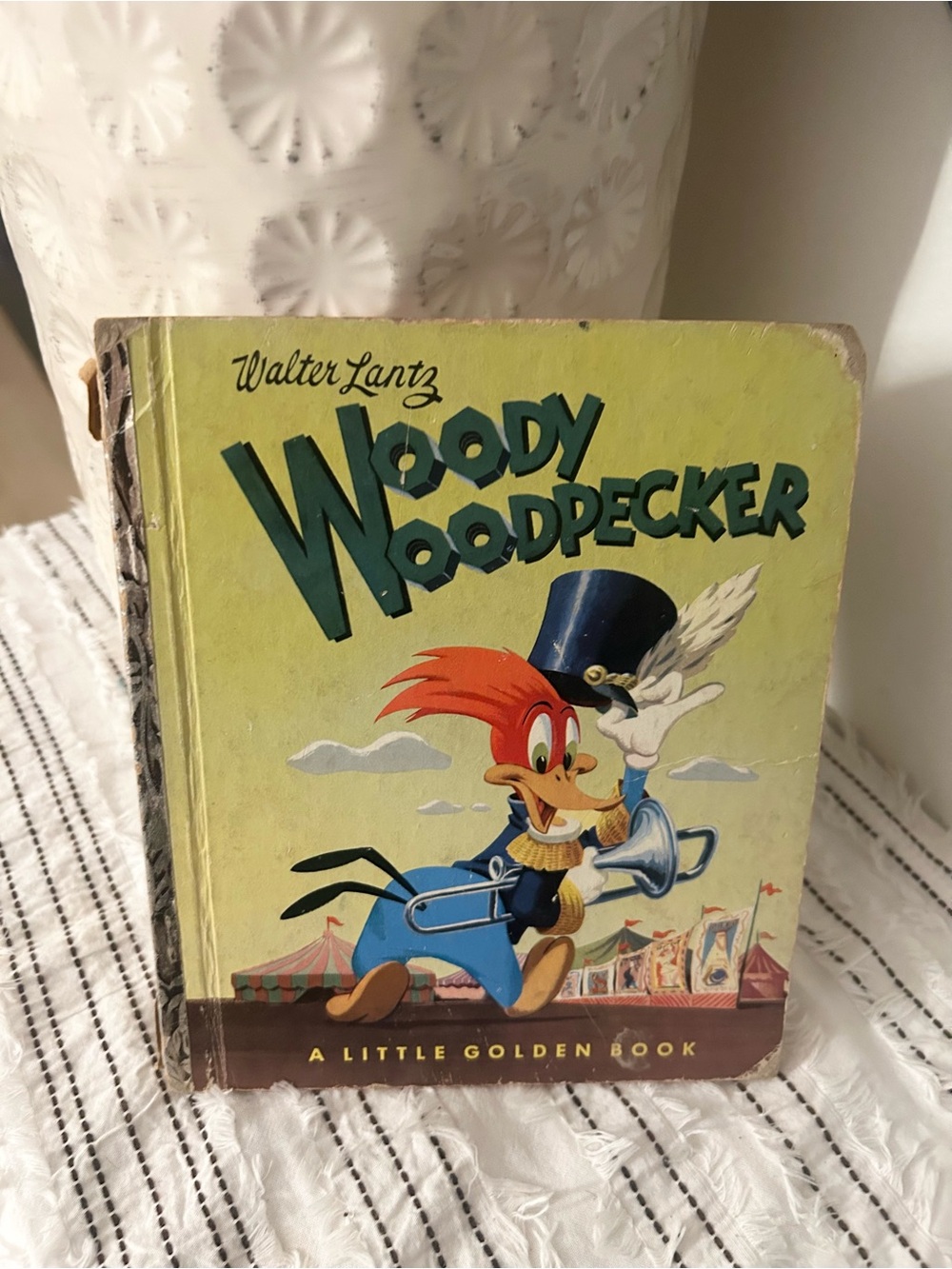 Vintage 1952 Woody Woodpecker Joins the Circus Little Golden Book